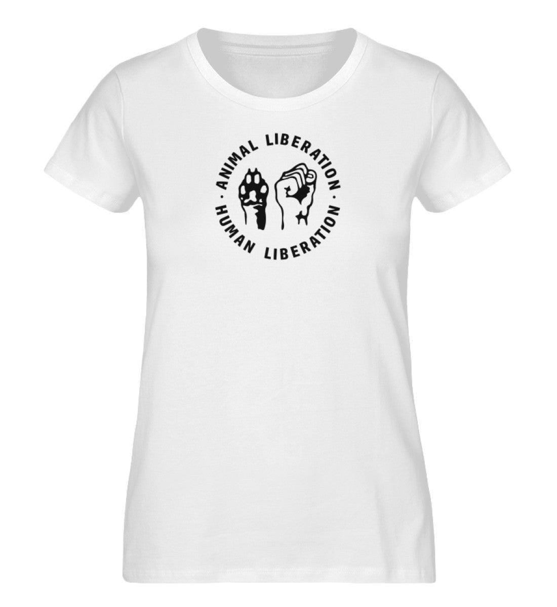Animal Liberation Human Liberation - Damen Organic Shirt Stella Jazzer T-Shirt ST/ST Shirtee 