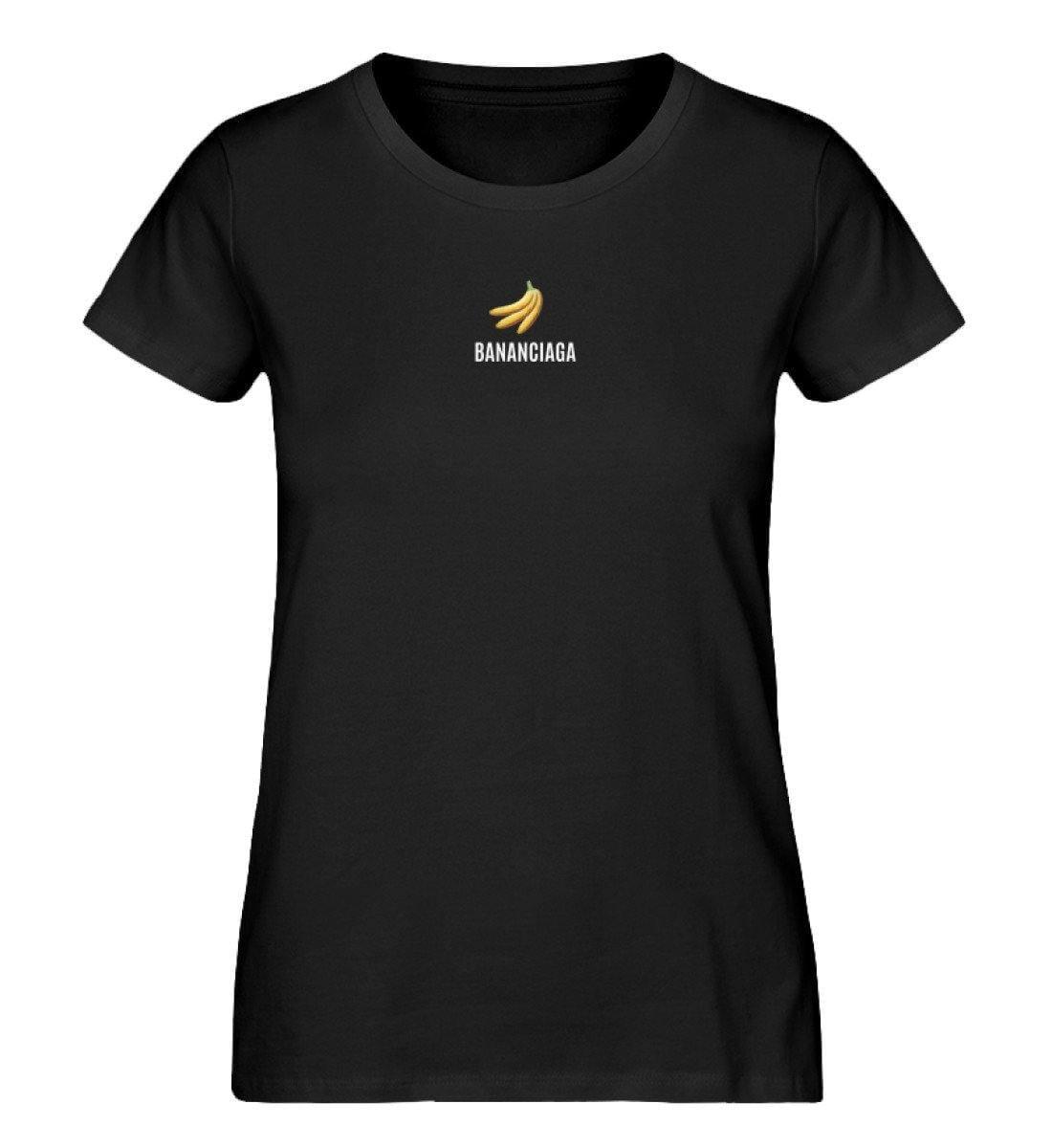 Bananciaga - Damen Organic Shirt Stella Jazzer T-Shirt ST/ST Shirtee Schwarz S 