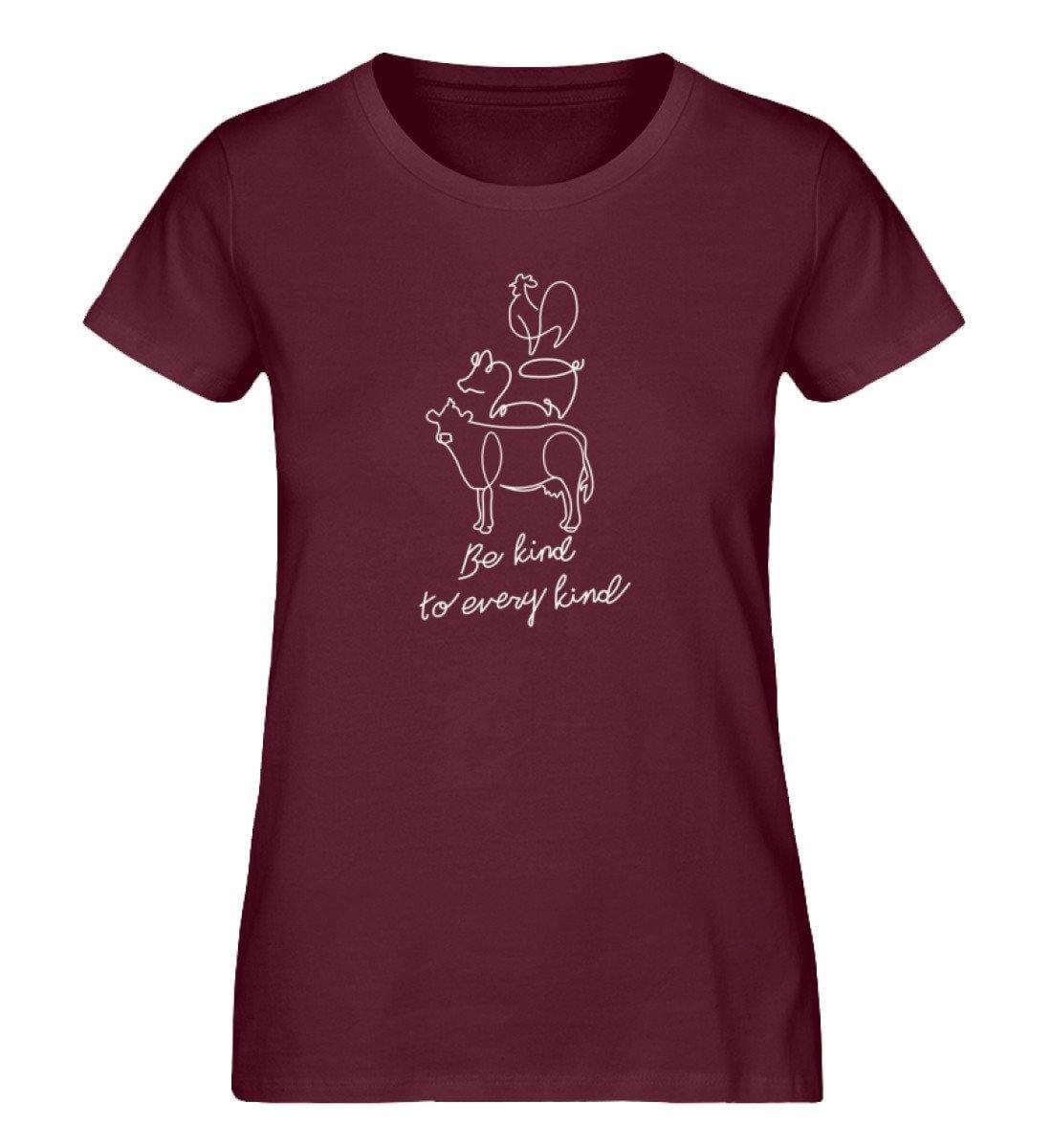 Be Kind To Every Kind - Damen Organic Shirt - Team Vegan © vegan t shirt