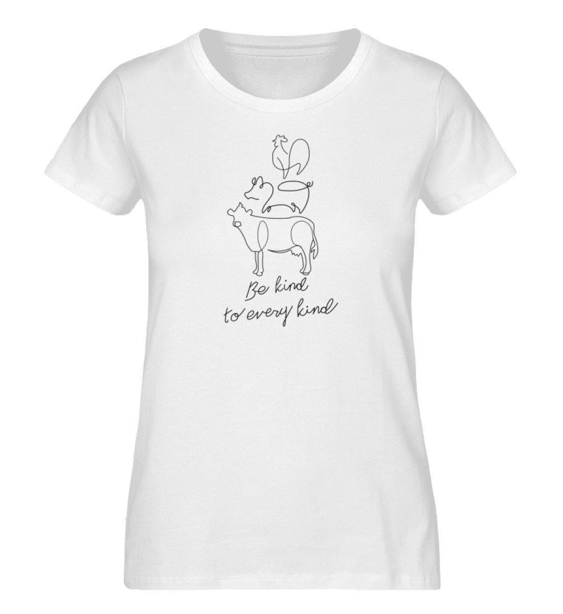 Be Kind To Every Kind - Damen Organic Shirt Stella Jazzer T-Shirt ST/ST Shirtee Weiß S 