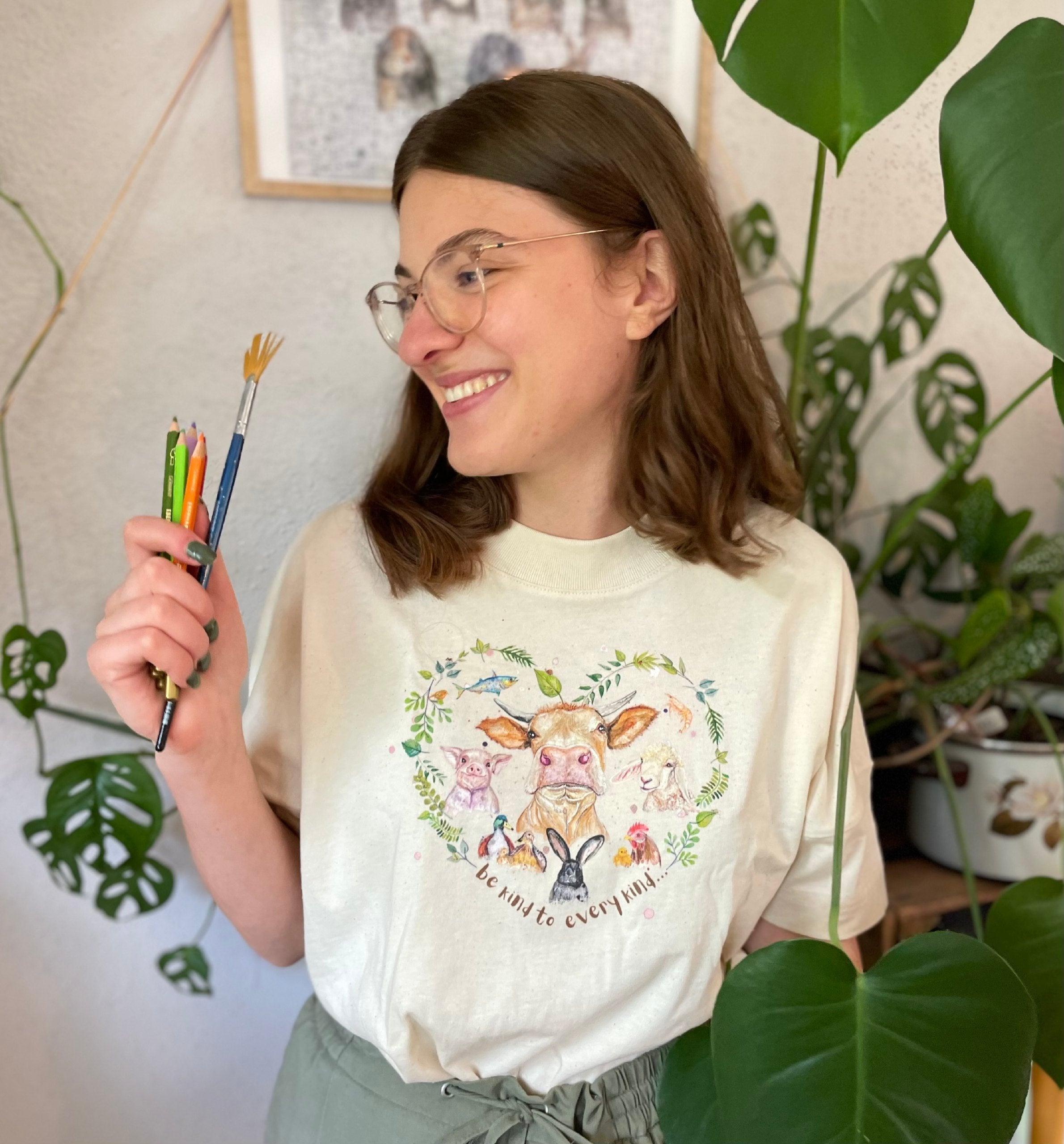 Be kind to every kind [Svenja Rakel] - Organic Relaxed Shirt Fuser Relaxed Shirt ST/ST Shirtee 