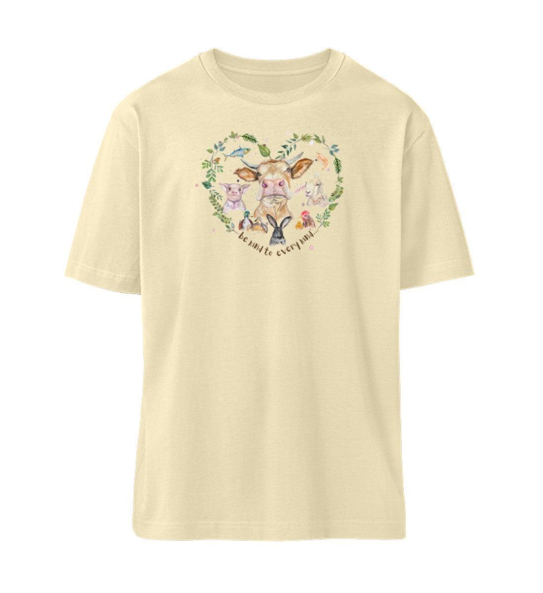 Be kind to every kind [Svenja Rakel] - Organic Relaxed Shirt Fuser Relaxed Shirt ST/ST Shirtee Natural Raw S 