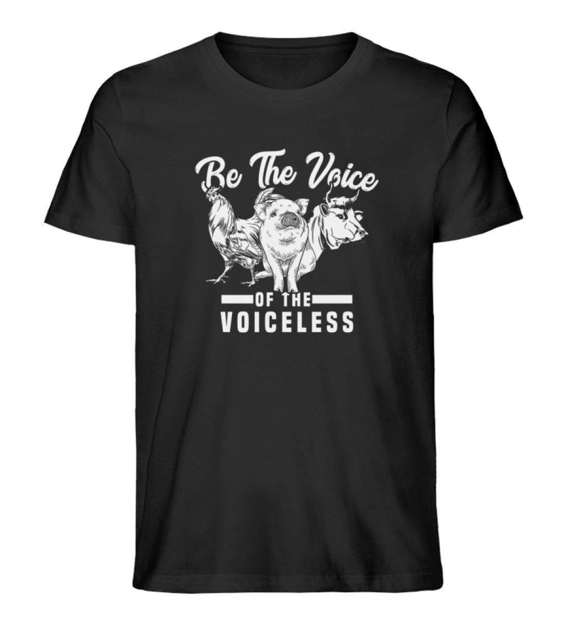 Be The Voice of the voiceless - Unisex Organic Shirt Rocker T-Shirt ST/ST Shirtee Schwarz S 