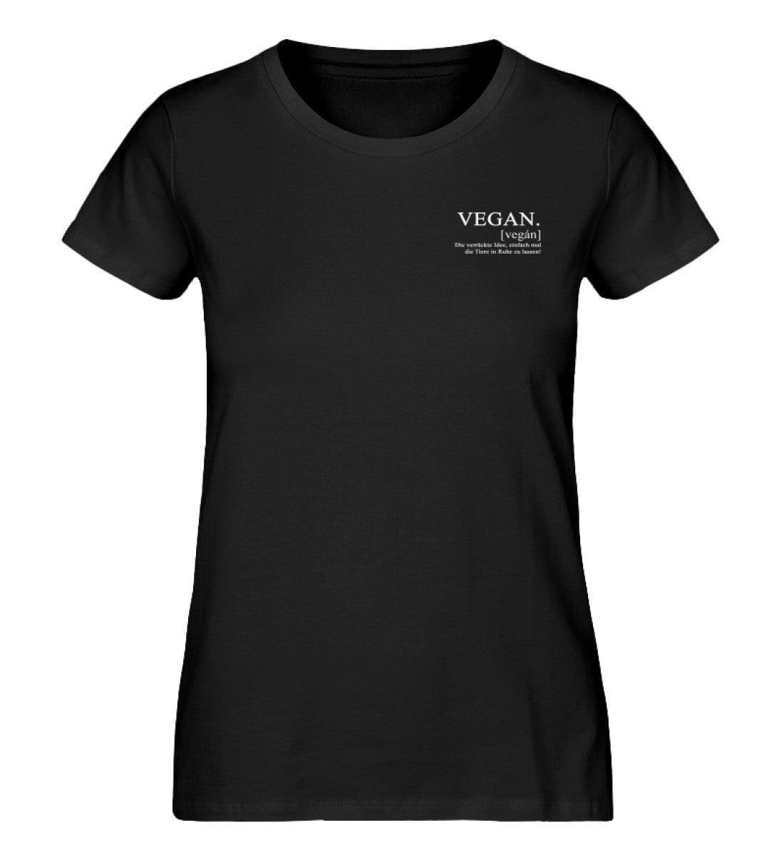 Die verrückte Idee - Damen Organic Shirt Stella Jazzer T-Shirt ST/ST Shirtee Schwarz S 