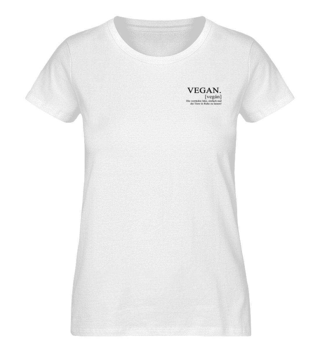 Die verrückte Idee - Damen Organic Shirt - Team Vegan © vegan t shirt