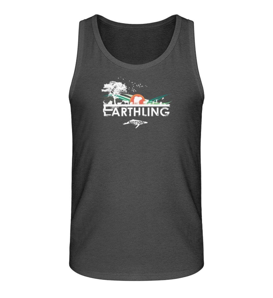 Earthling Nation - Stanley Specter Herren Organic Tanktop ST/ST Stanley Specter Herren Tanktop ST/ST Shirtee Dark Heather Grey S 