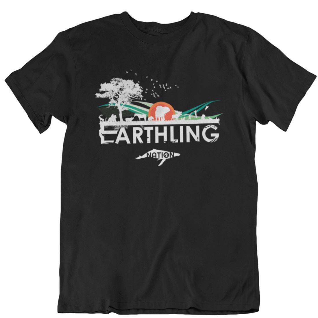 Earthling Nation - Unisex Organic Shirt - Team Vegan © vegan t shirt
