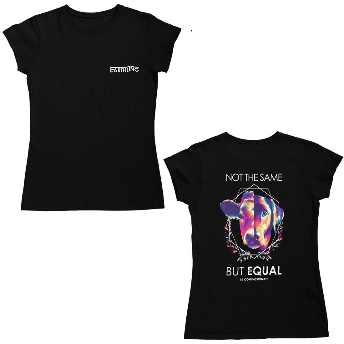 Earthling Not the same but equal - Damen Organic Shirt Stella Jazzer T-Shirt ST/ST Shirtee 