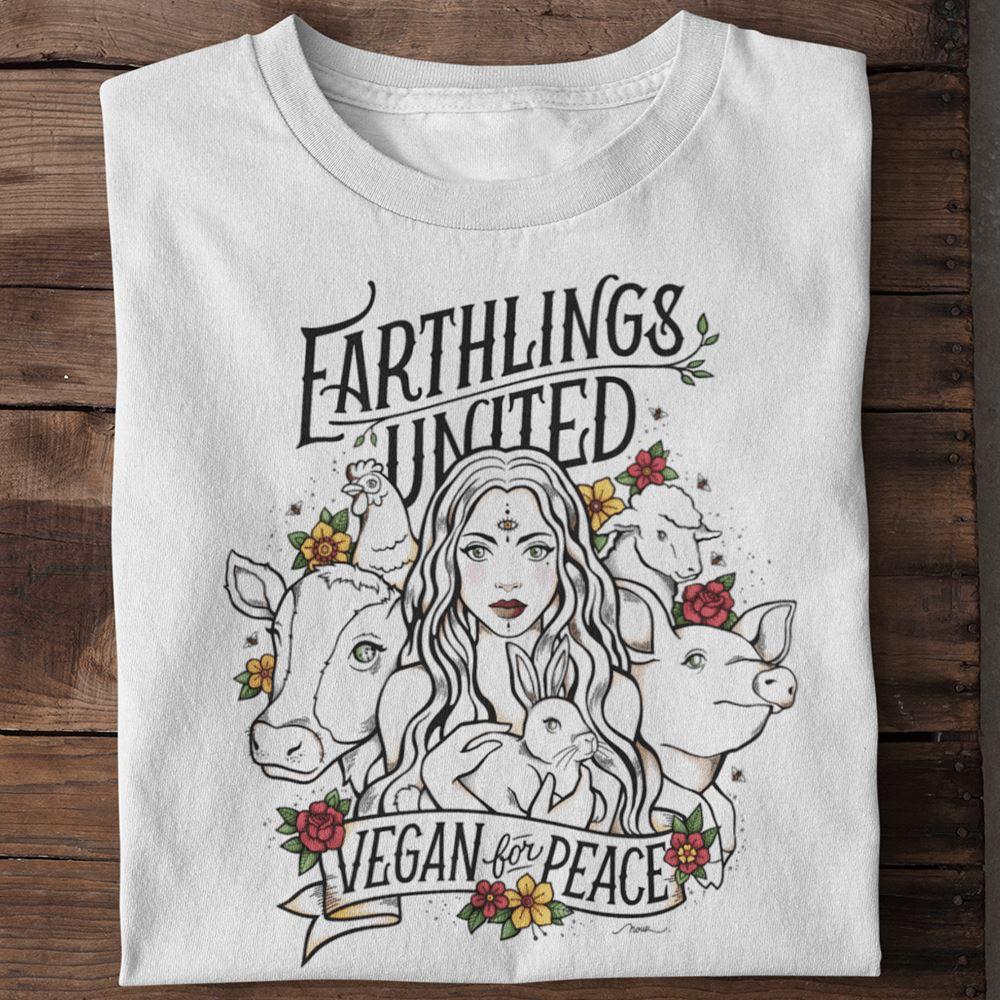 Earthlings United [Nour Tohme] - Damen Organic Shirt - Team Vegan © vegan t shirt