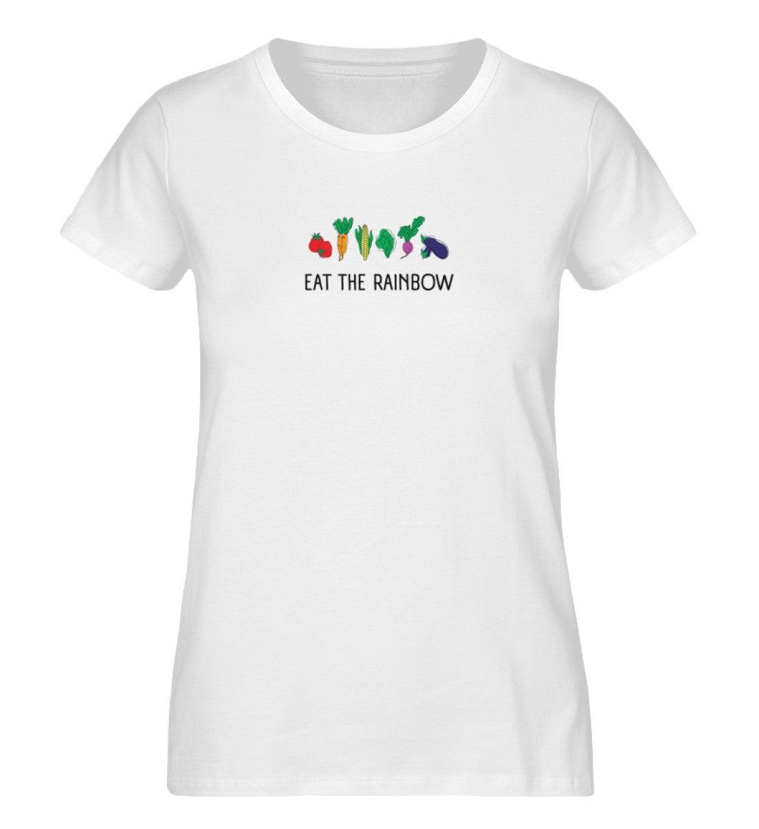 Eat the Rainbow - Damen Organic Shirt Stella Jazzer T-Shirt ST/ST Shirtee Weiß XS 