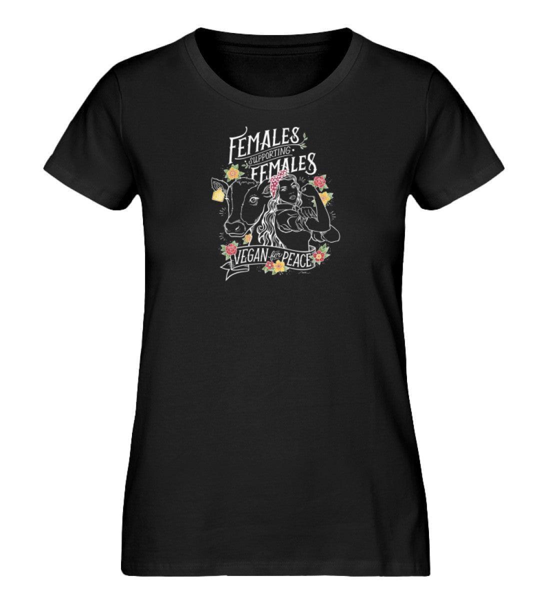 Females Supporting Females [Nour Tohme] - Damen Organic Shirt - Team Vegan © vegan t shirt