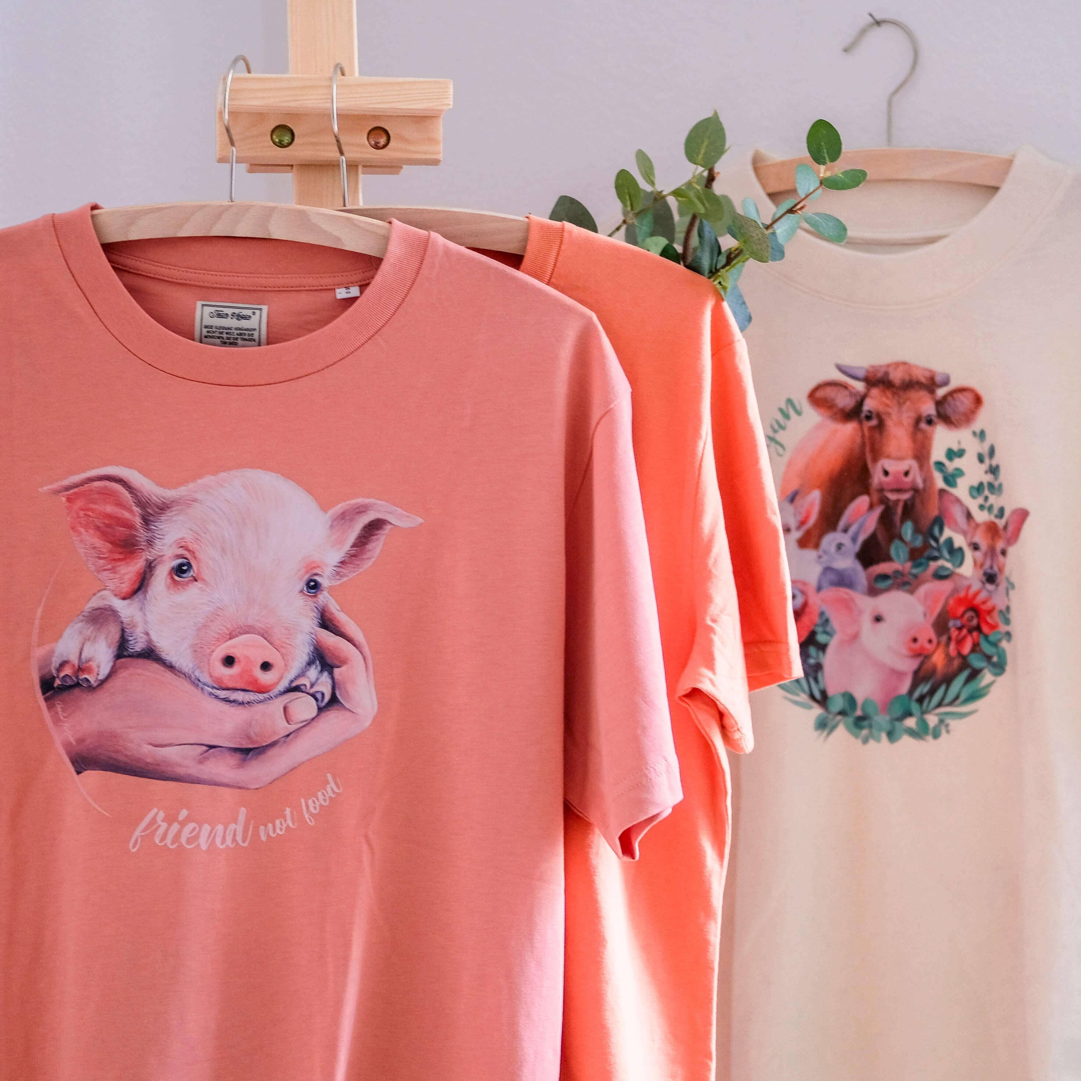 Friend not Food Schwein [Chantal Kaufmann] - Fuser Relaxed Shirt Fuser Relaxed Shirt ST/ST Shirtee 
