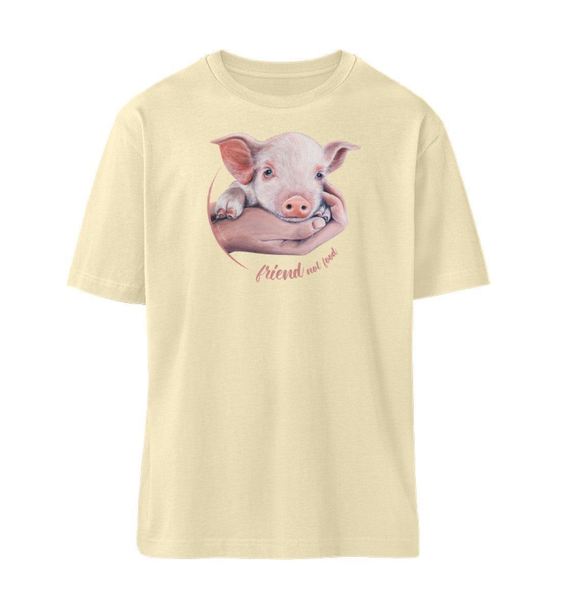 Friend not Food Schwein [Chantal Kaufmann] - Fuser Relaxed Shirt Fuser Relaxed Shirt ST/ST Shirtee Natural Raw S 