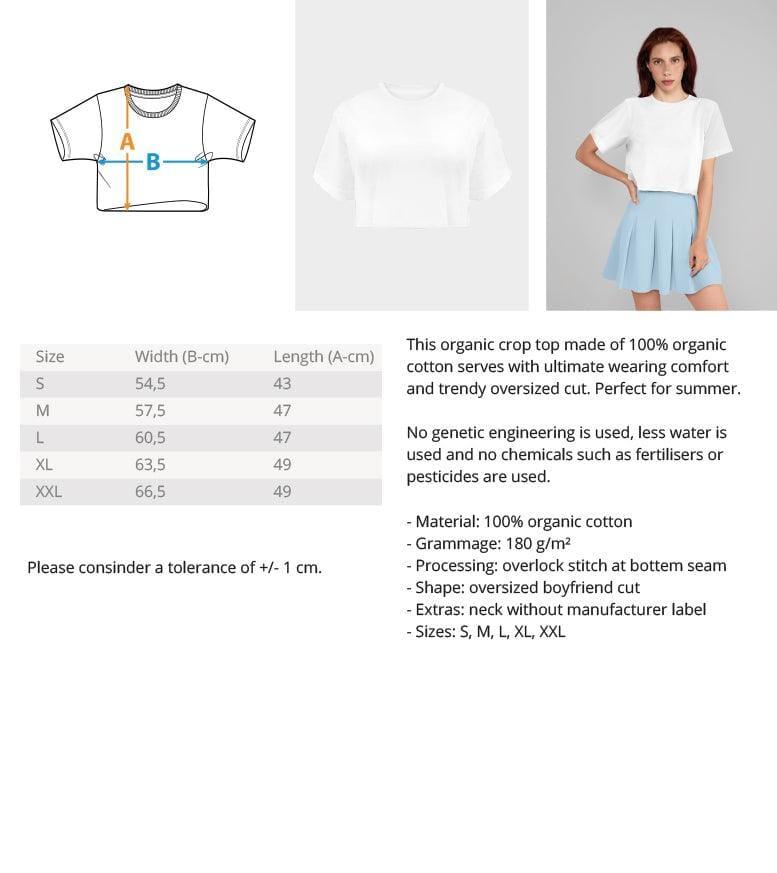 Friends - Boyfriend Organic Crop Top Boyfriend Organic Crop Top Shirtee 