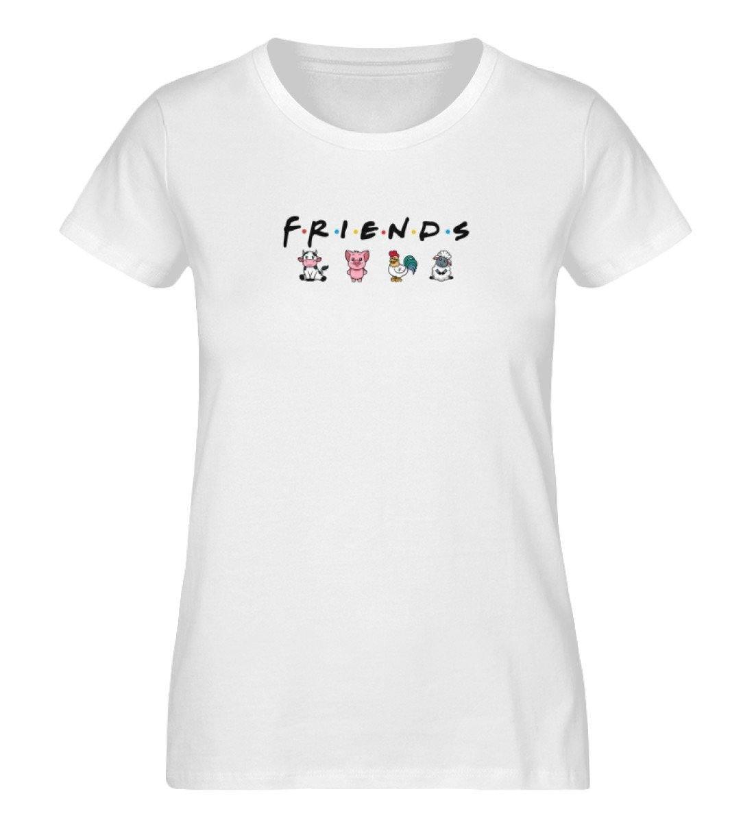 Friends - Damen Organic Shirt Stella Jazzer T-Shirt ST/ST Shirtee Weiß S 