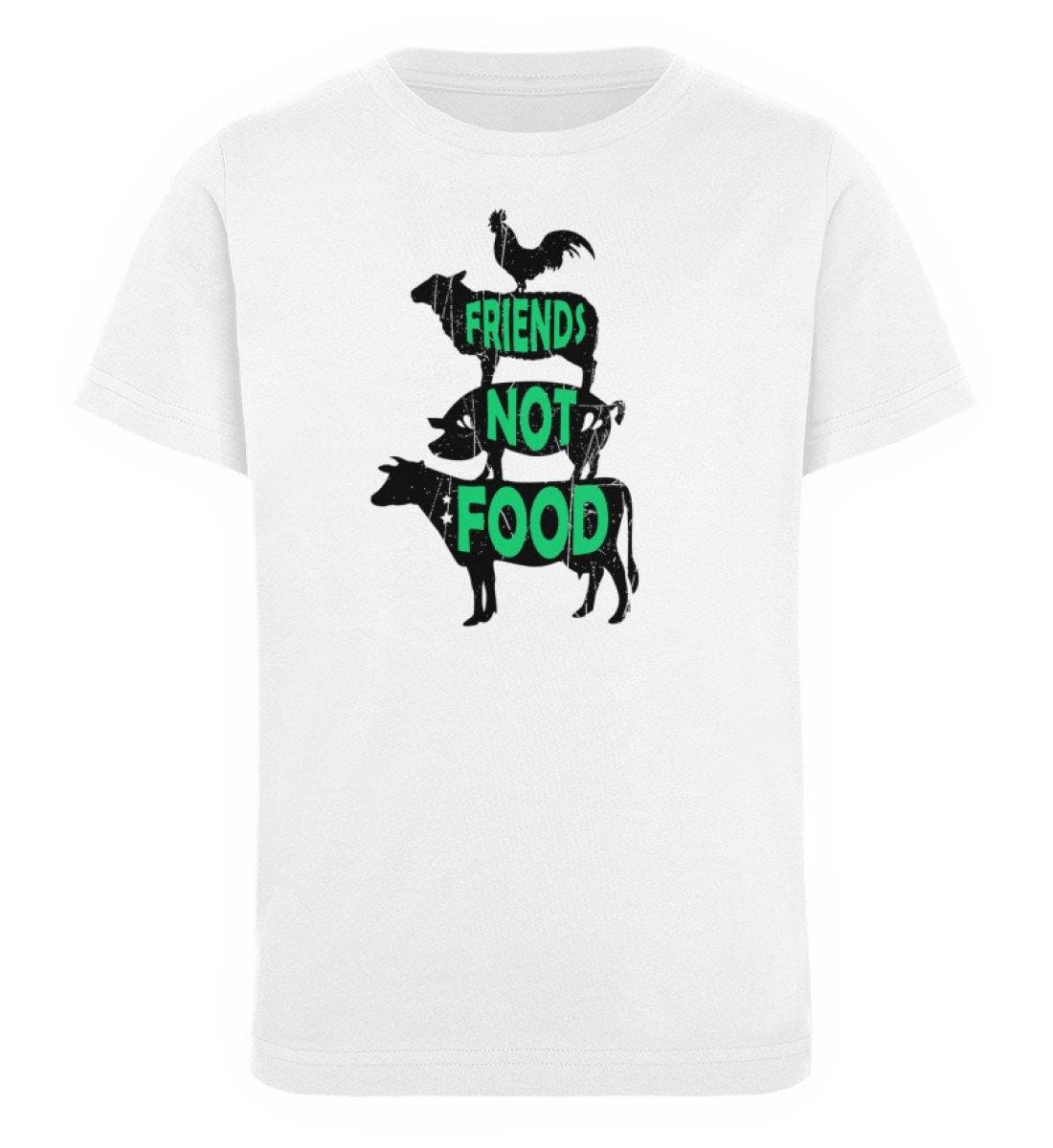Friends not food - Kinder Organic T-Shirt Mini Creator T-Shirt ST/ST Shirtee White 12/14 (152/164) 