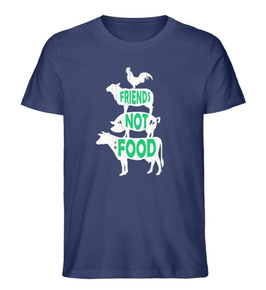 Friends not food - Unisex Organic Shirt - Team Vegan © vegan t shirt