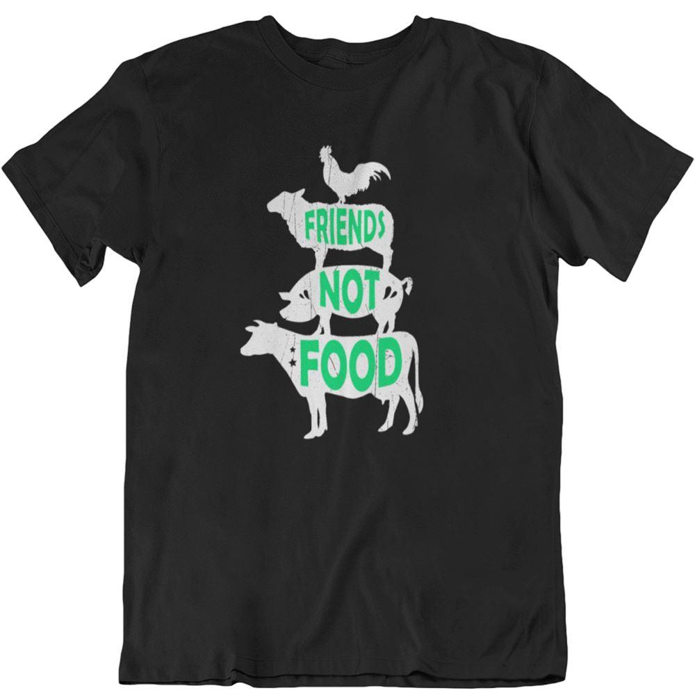 Friends not food - Unisex Organic Shirt - Team Vegan © vegan t shirt