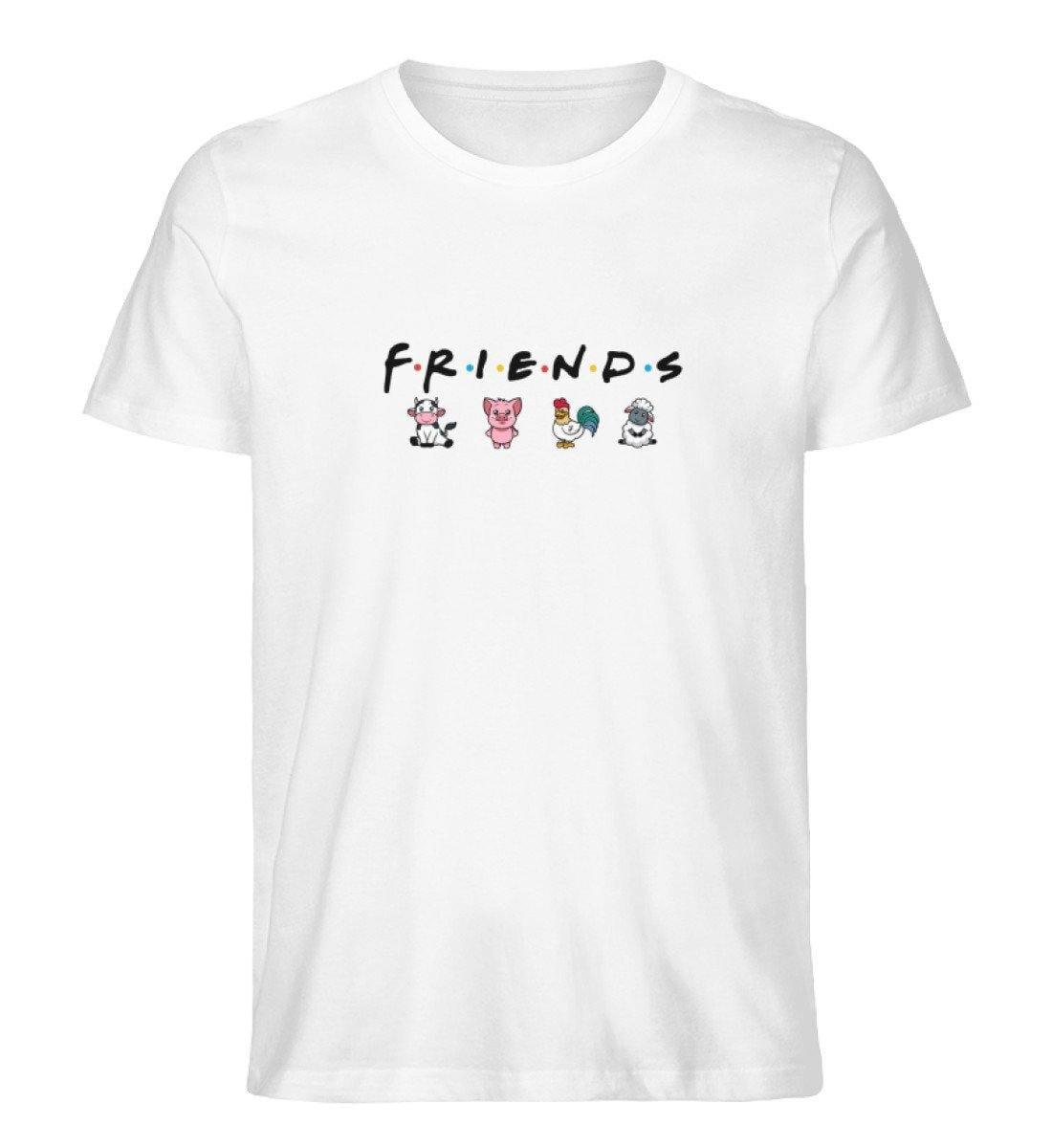 Friends - Unisex Organic Shirt Rocker T-Shirt ST/ST Shirtee Weiß S 