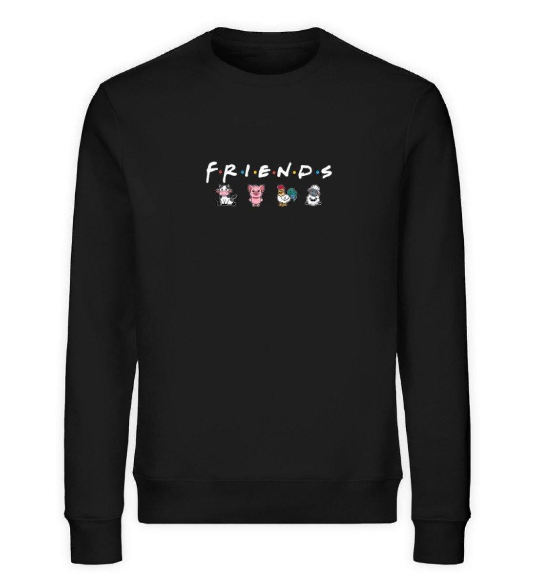 Friends - Unisex Organic Sweatshirt Changer Sweatshirt ST/ST Shirtee Schwarz XS 