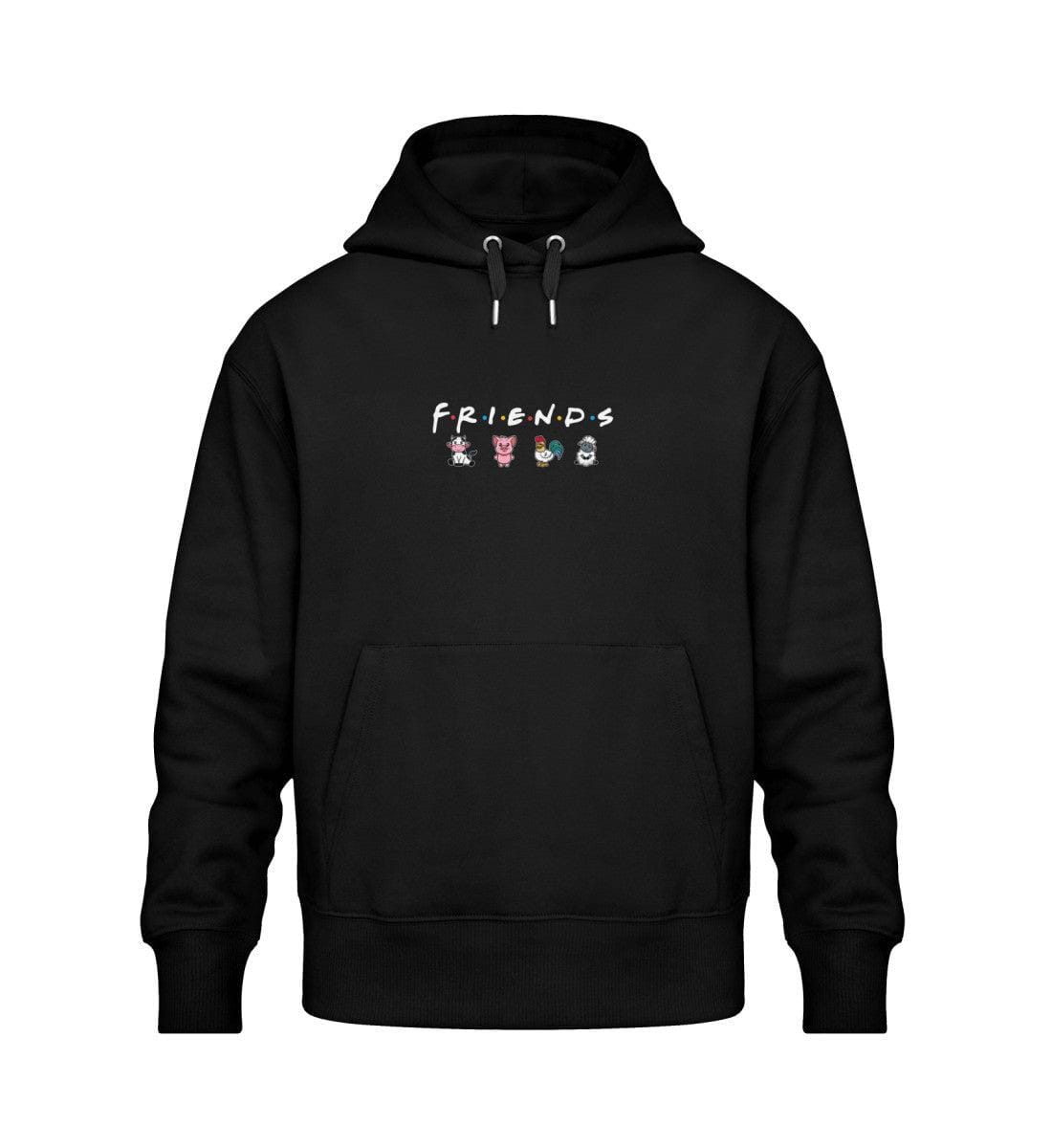 Friends - Unisex Oversized Organic Hoodie Slammer Oversized Hoodie ST/ST Shirtee Schwarz XS 