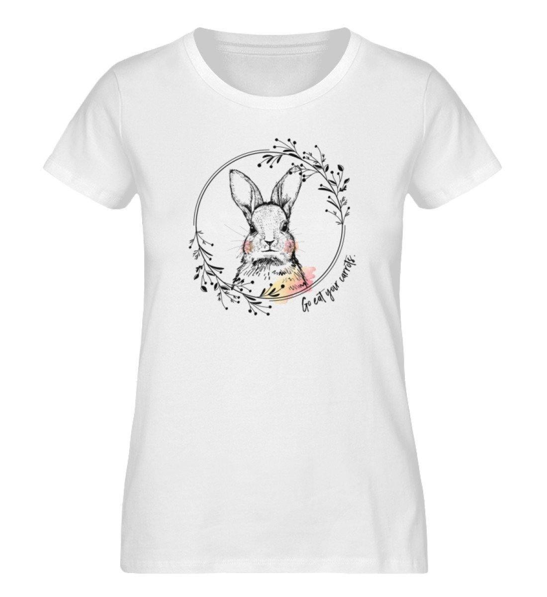 Go eat your carrots [div] - Damen Organic Shirt Stella Jazzer T-Shirt ST/ST Shirtee Weiß S 