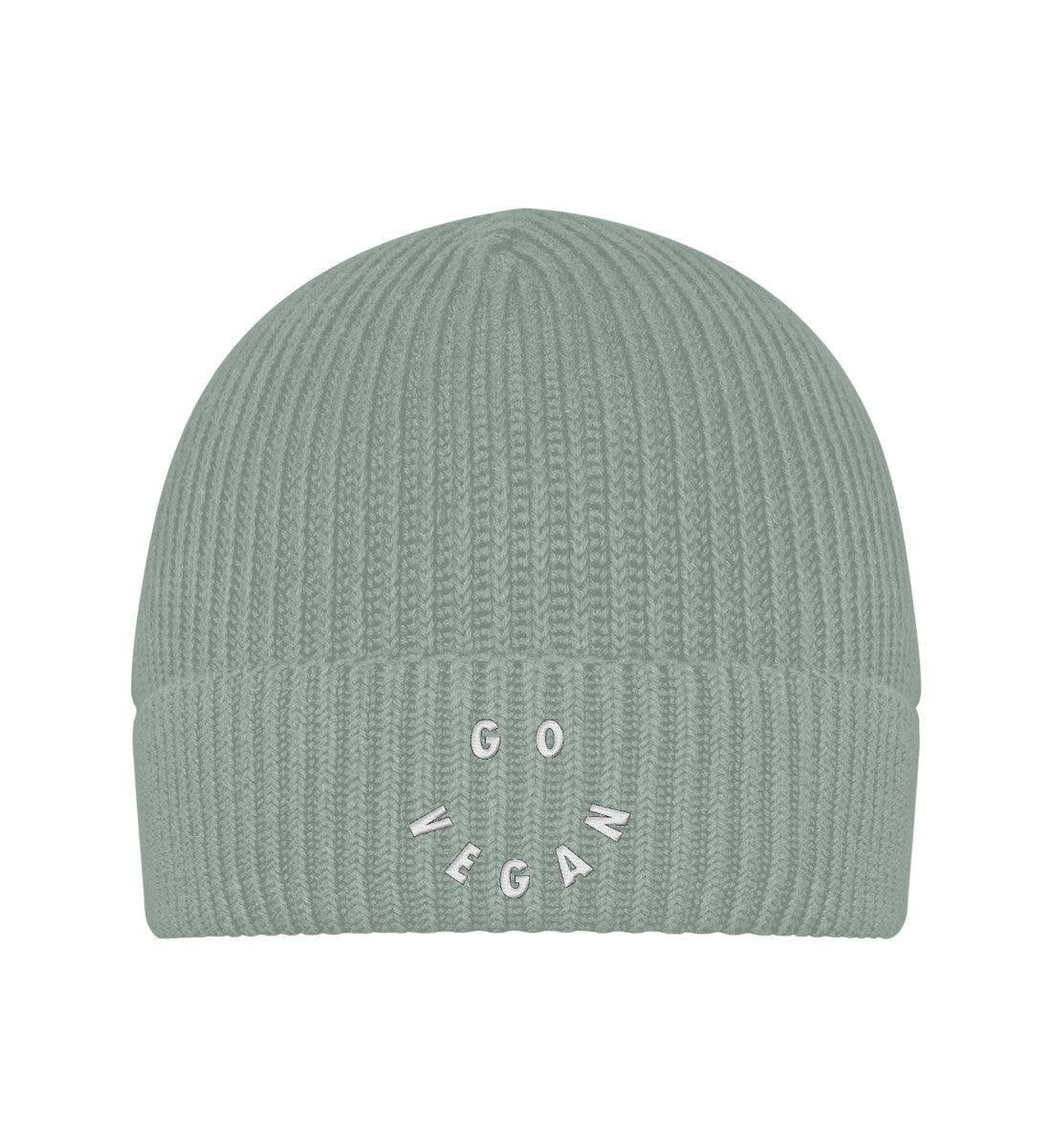 Go Vegan - Fischermütze ST/ST mit Stick Fischermütze ST/ST mit Stick Shirtee Aloe OneSize 