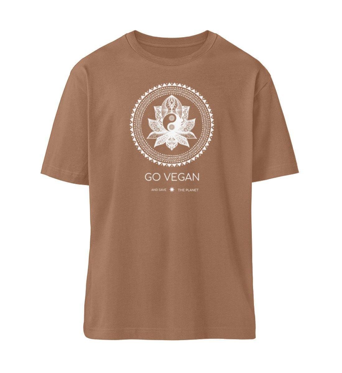 Go Vegan - Fuser Relaxed Shirt Fuser Oversized Shirt ST/ST Shirtee Caramel S 