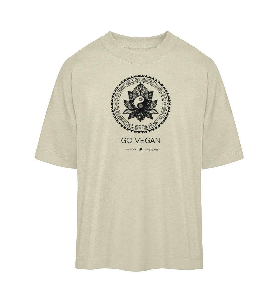 Go vegan - Organic Oversized Shirt - Team Vegan © vegan t shirt