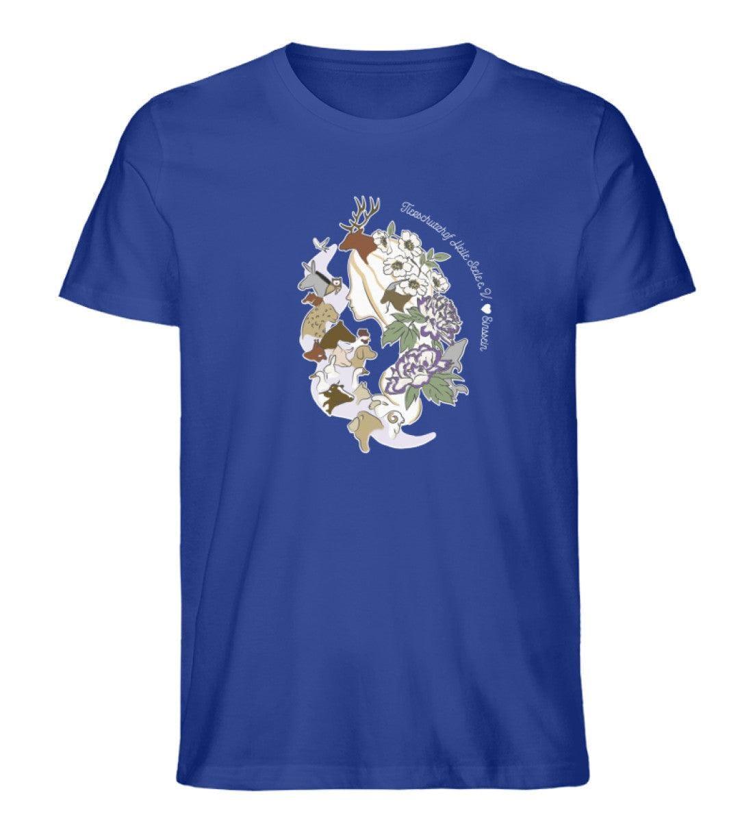 Heile Seele e.V. - Unisex Organic Shirt Shirtee Royalblau S 