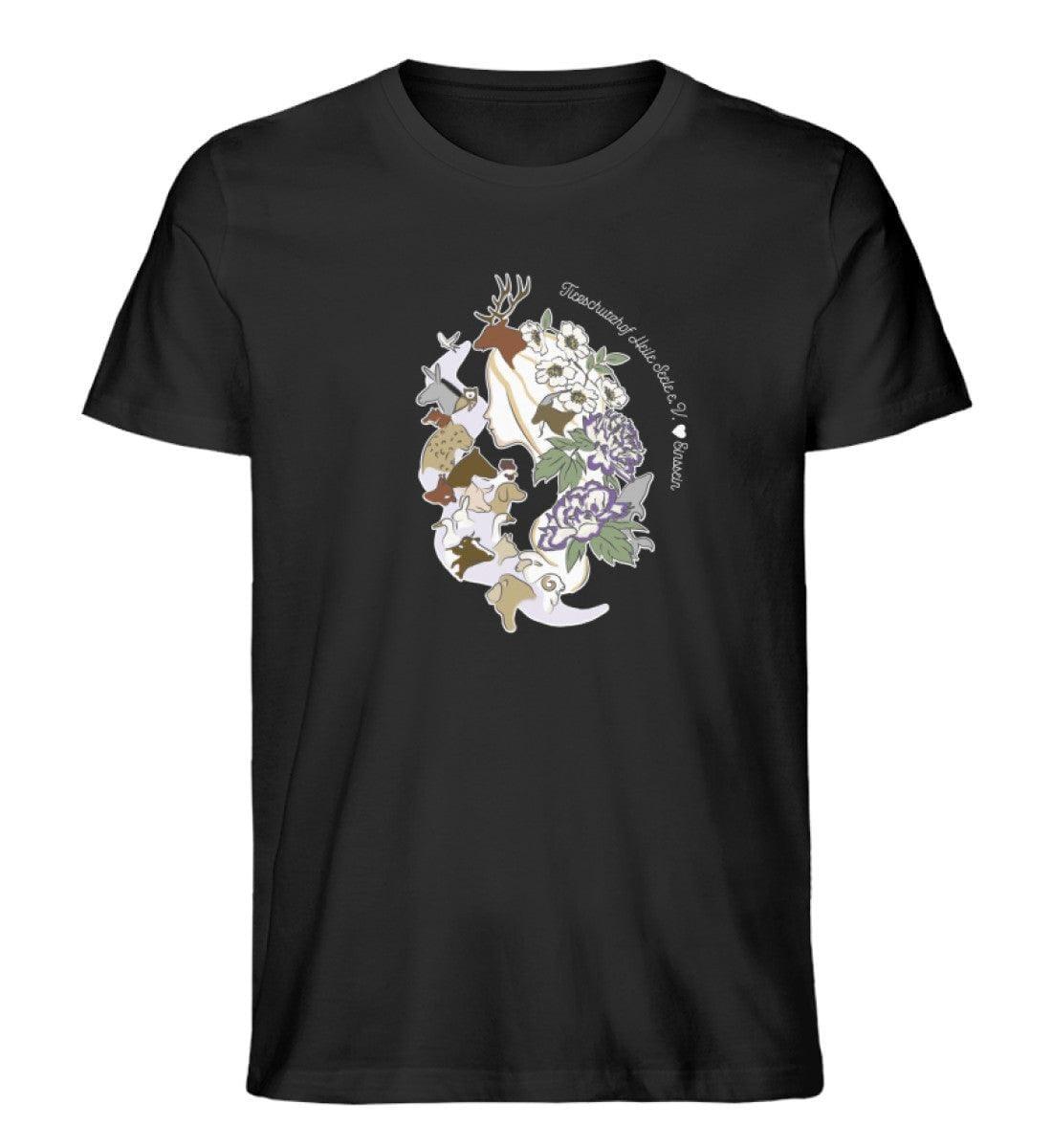 Heile Seele e.V. - Unisex Organic Shirt Shirtee Schwarz S 