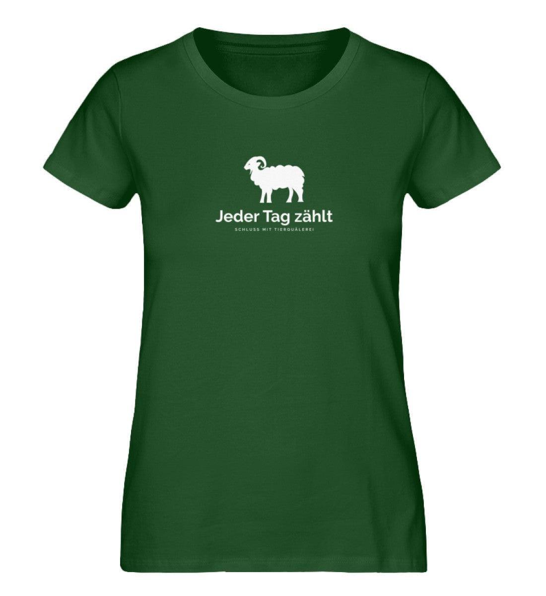 Jeder Tag zählt e.V. - Damen Organic Shirt Shirtee Dunkelgrün S 