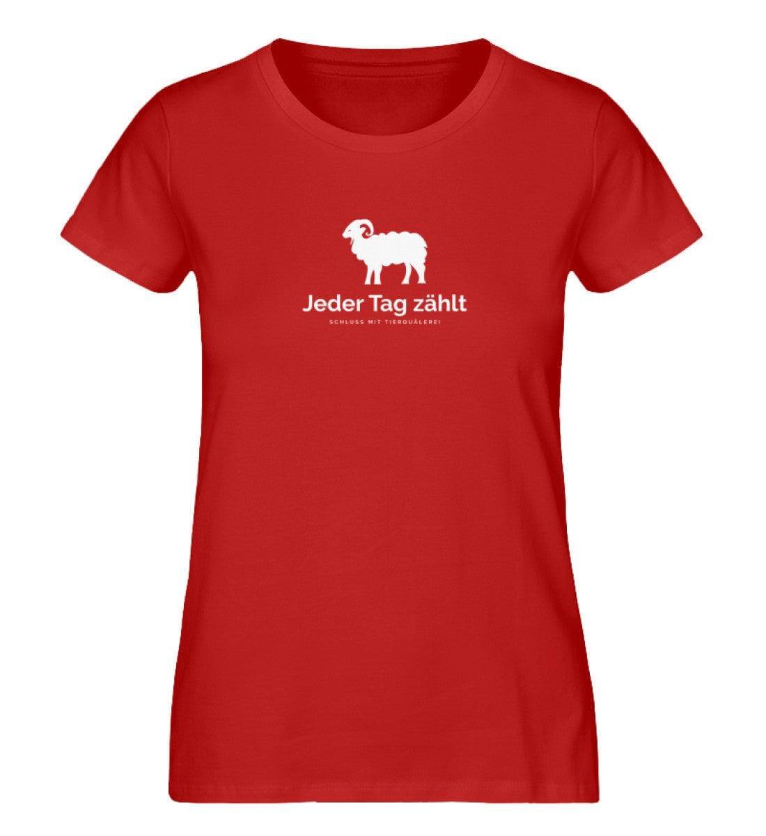 Jeder Tag zählt e.V. - Damen Organic Shirt Shirtee Red S 