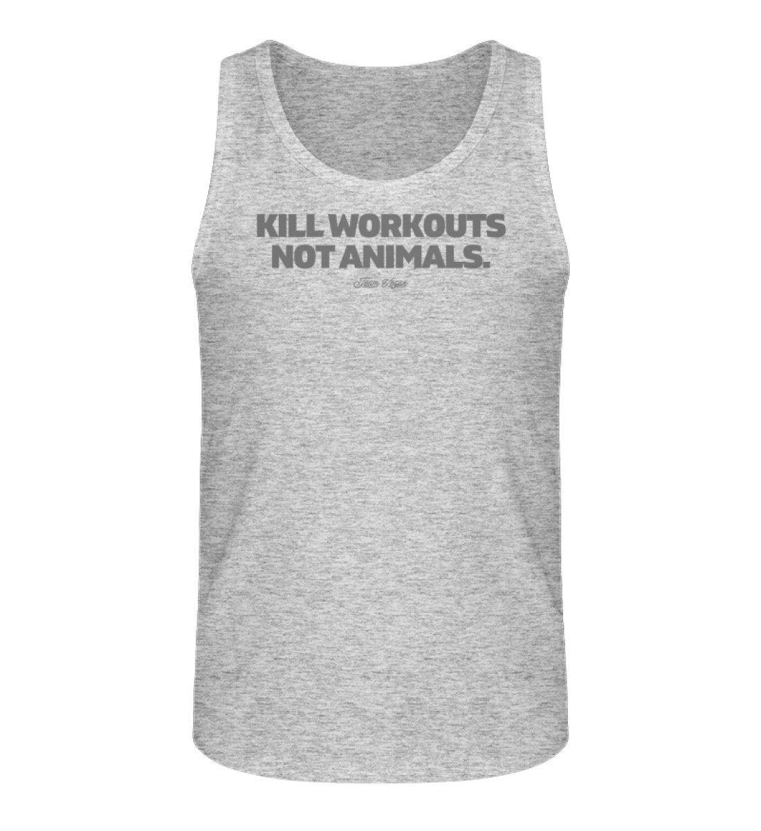 Kill workouts not animals - Herren Organic Tanktop Stanley Specter Herren Tanktop ST/ST Shirtee Heather Grey S 