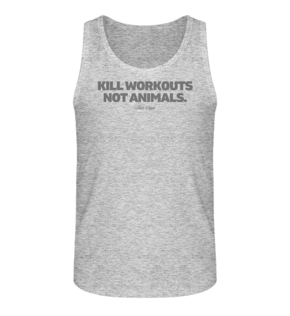 Kill workouts not animals - Herren Organic Tanktop - Team Vegan © vegan t shirt