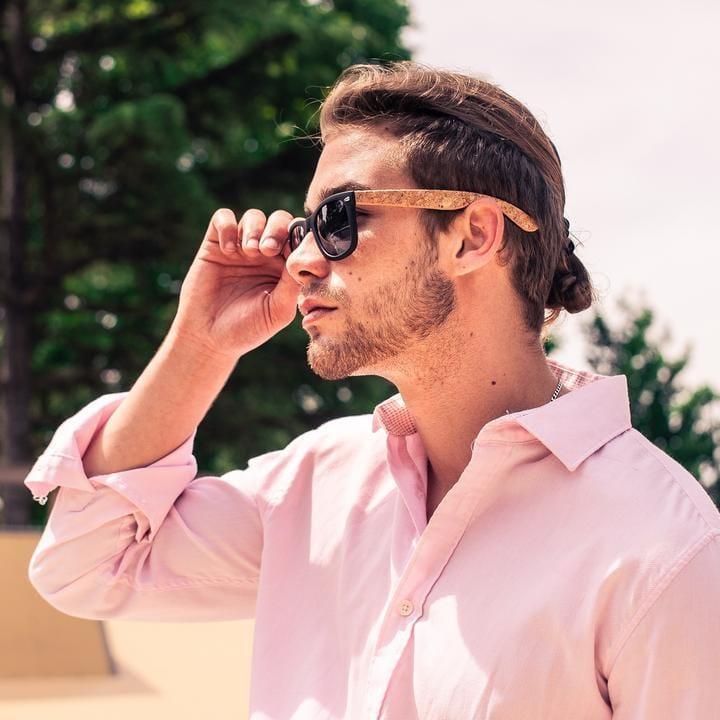 Kork Sonnenbrille Carlos Kork-Accessoires Shirtee 