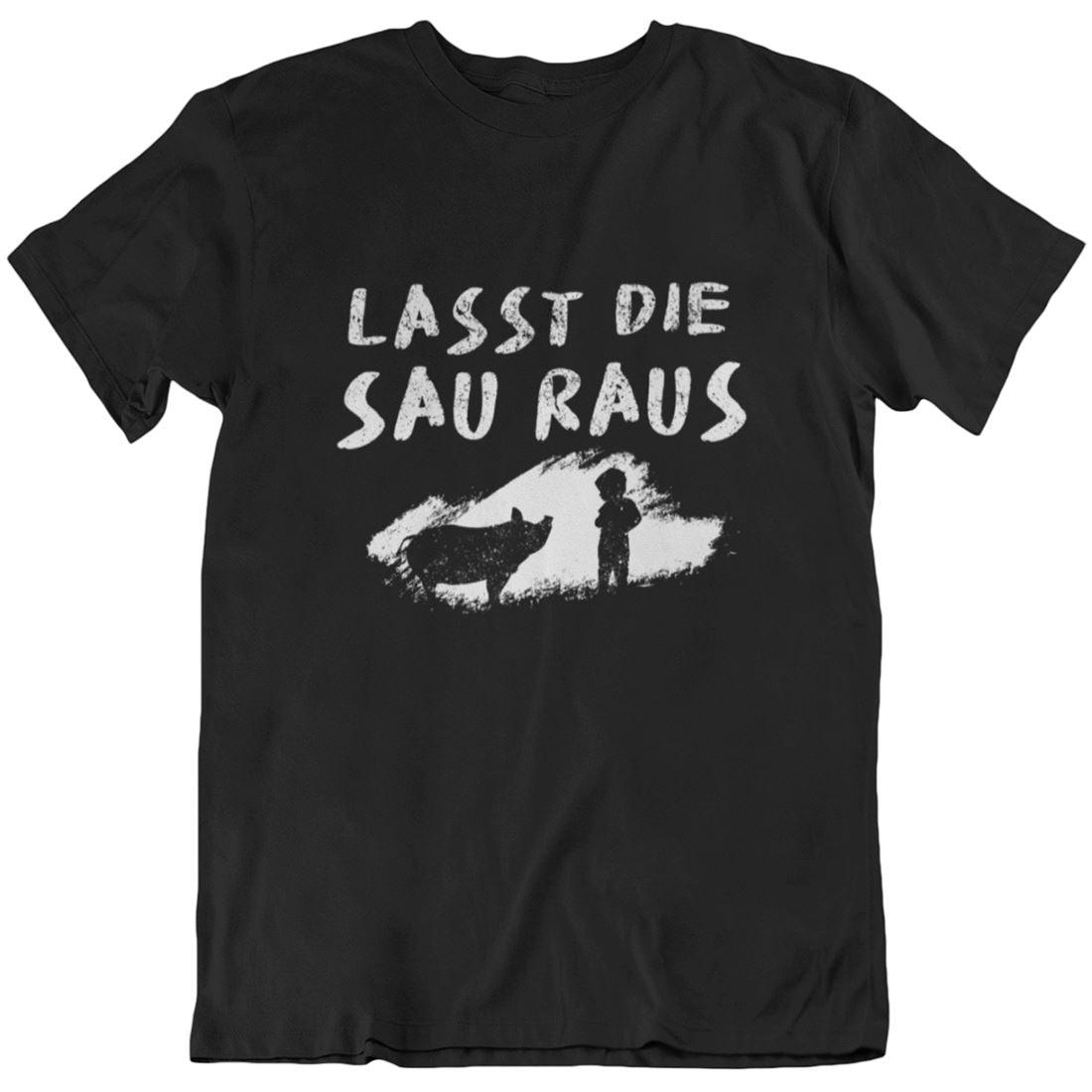 Lasst die Sau raus - Unisex Organic Shirt - Team Vegan © vegan t shirt