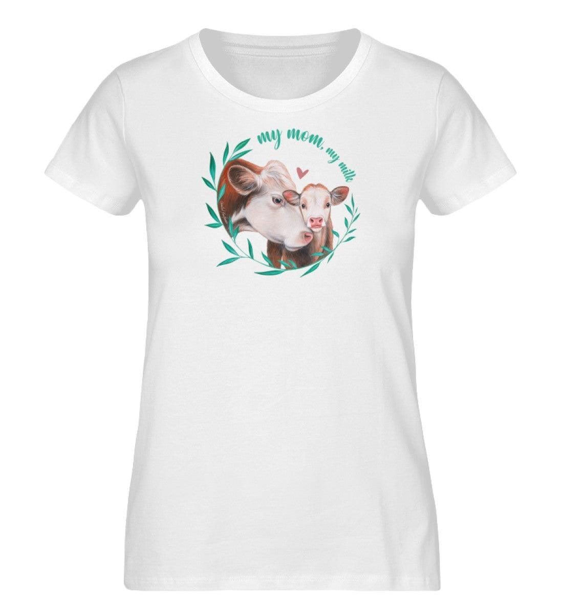 My mom, My milk [Chantal Kaufmann] - Damen Organic Shirt Stella Jazzer T-Shirt ST/ST Shirtee White XS 