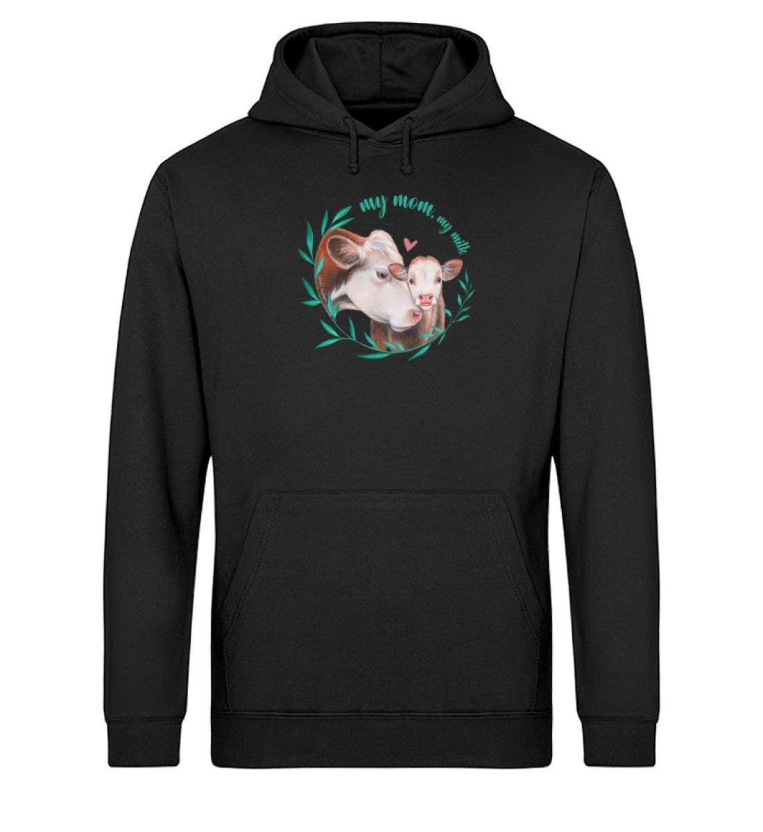 My mom My milk [Chantal Kaufmann] - Unisex Organic Hoodie Drummer Hoodie ST/ST Shirtee Schwarz XS 