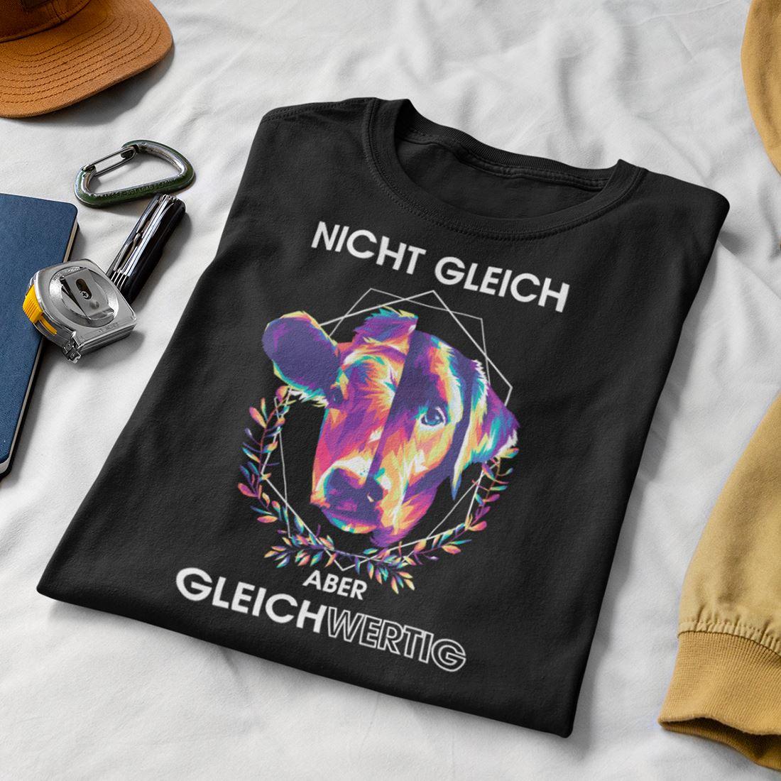 Nicht gleich aber gleichwertig - Unisex Organic Shirt - Team Vegan © vegan t shirt