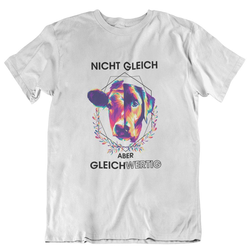 Nicht gleich aber gleichwertig - Unisex Organic Shirt - Team Vegan © vegan t shirt