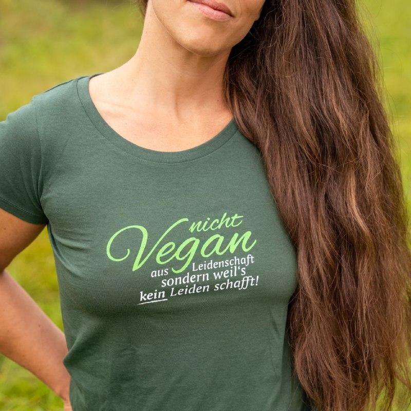 Nicht vegan aus Leidenschaft [v-reena] - Damen Organic Shirt - Team Vegan © vegan t shirt