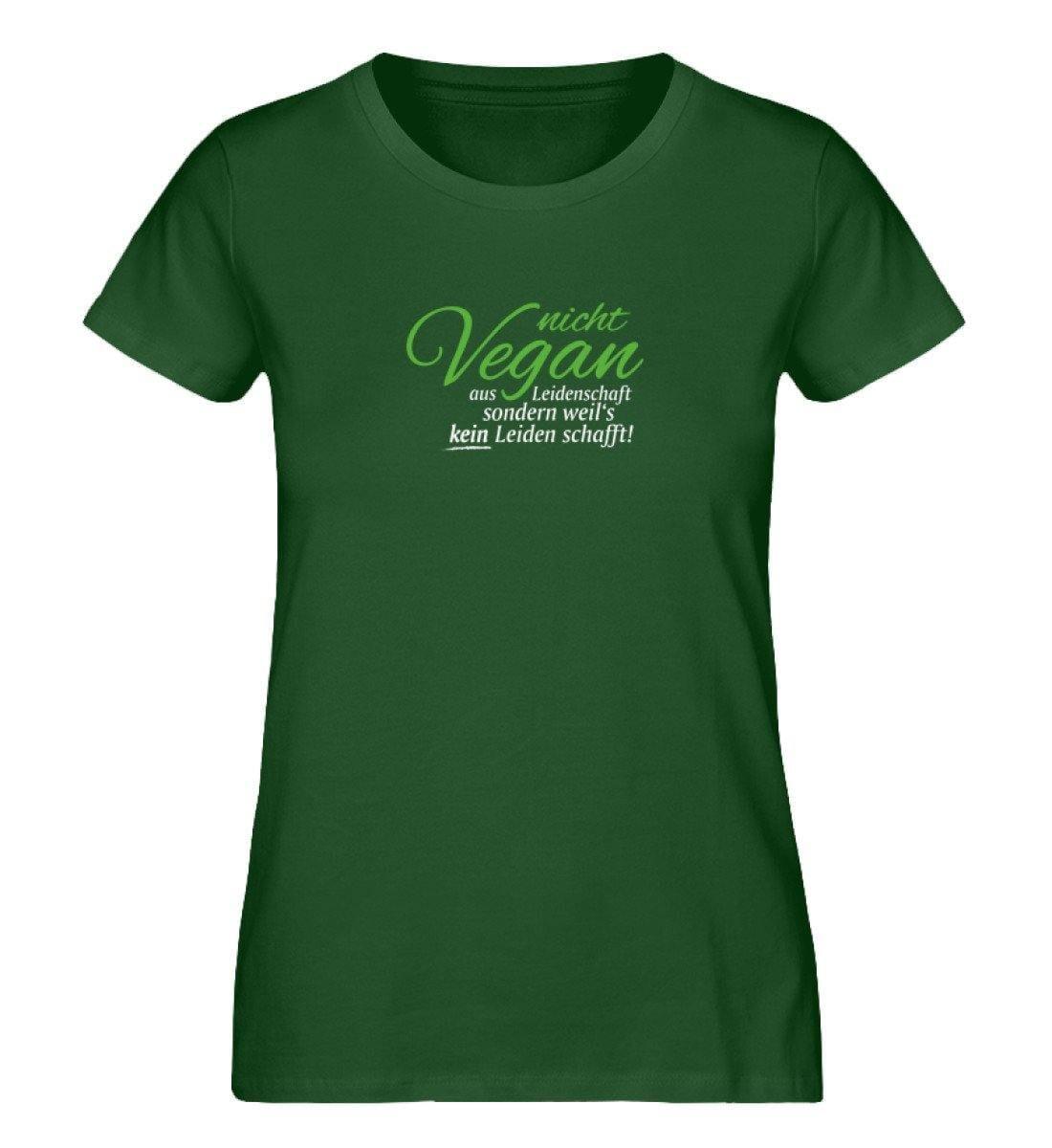 Nicht vegan aus Leidenschaft [v-reena] - Damen Organic Shirt Stella Jazzer T-Shirt ST/ST Shirtee Dunkelgrün S 