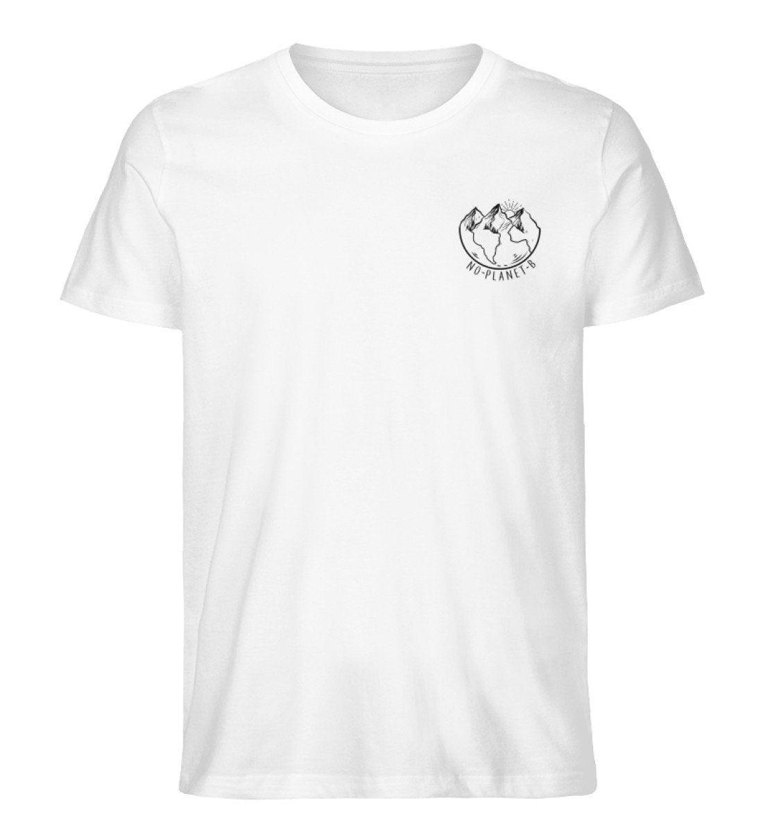 No planet b - Unisex Organic Shirt Rocker T-Shirt ST/ST Shirtee Weiß S 