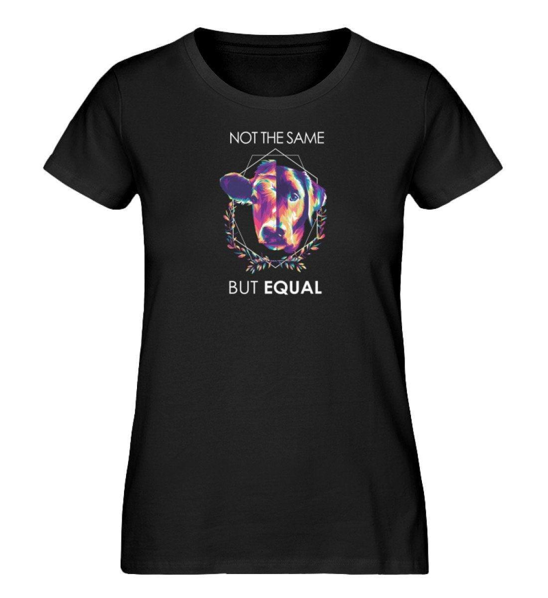 Not the same but equal - Damen Organic Shirt - Team Vegan © vegan t shirt