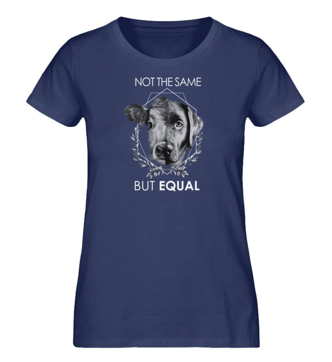 Not The Same But Equal s/w- Damen Organic Shirt - Team Vegan © vegan t shirt