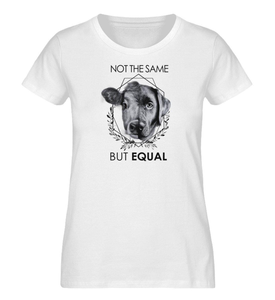 Not The Same But Equal s/w- Damen Organic Shirt - Team Vegan © vegan t shirt