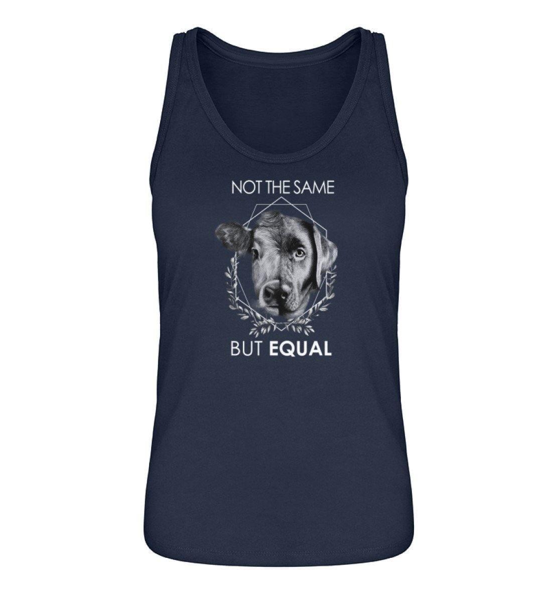 Not The Same But Equal (s/w) - Damen Organic Tanktop - Team Vegan © vegan t shirt