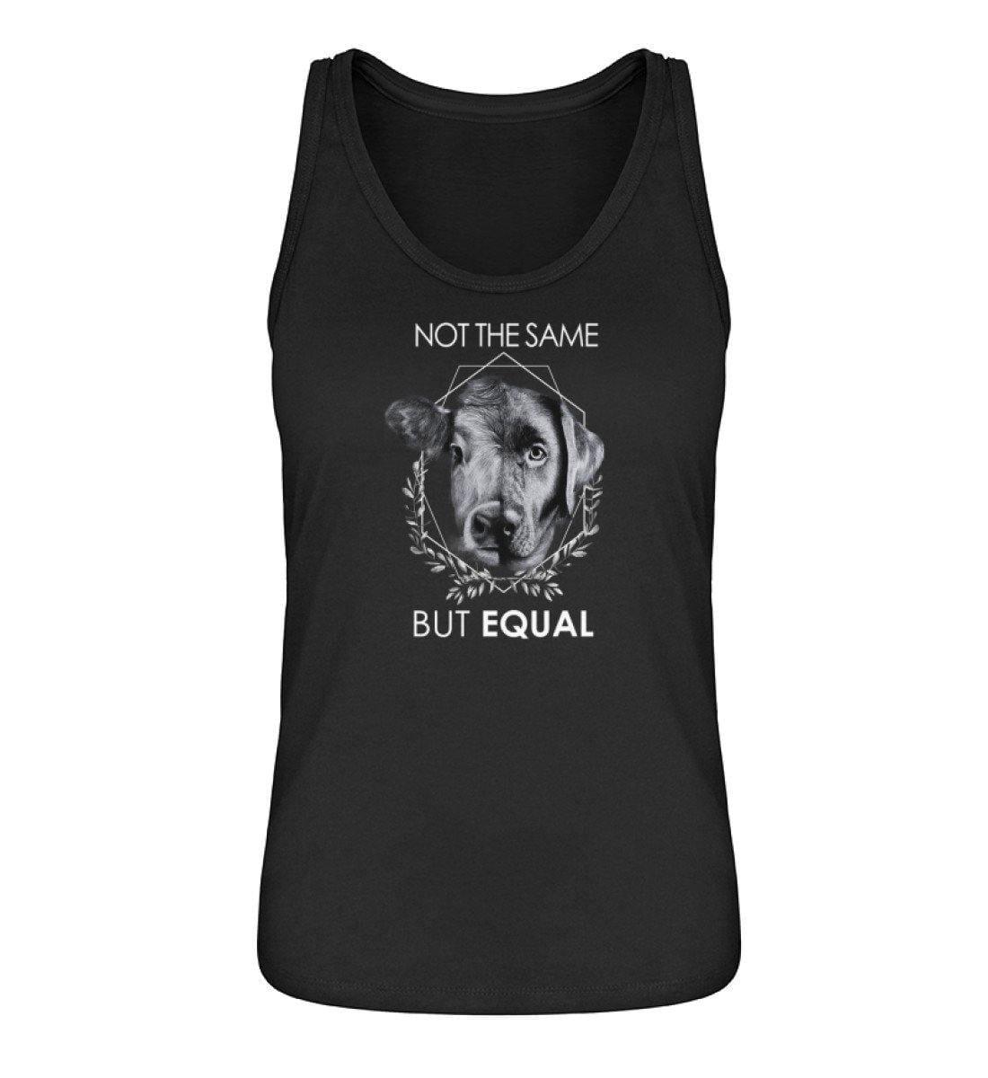 Not The Same But Equal (s/w) - Damen Organic Tanktop - Team Vegan © vegan t shirt