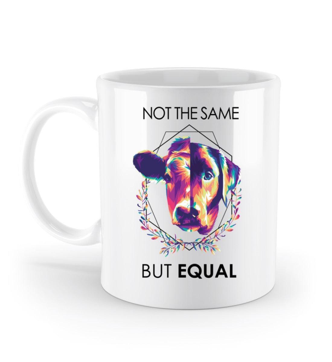 Not The Same But Equal - Tasse - Team Vegan © vegan t shirt